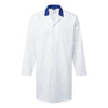 Bata Alimentar sem Bolsos Branca-Branco/Azul Royal-XS-RAG-Tailors-Fardas-e-Uniformes-Vestuario-Pro