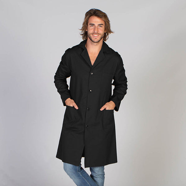 Bata Básica de Homem Lagoa-Preto - 001-3XL-RAG-Tailors-Fardas-e-Uniformes-Vestuario-Pro