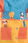 Bata Infantil Animais Zoo com Botões-RAG-Tailors-Fardas-e-Uniformes-Vestuario-Pro