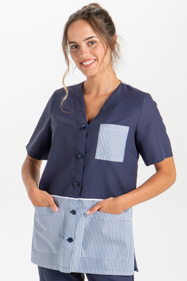 Bata Limpeza Varsovia-Azul-XS / (SP)-RAG-Tailors-Fardas-e-Uniformes-Vestuario-Pro