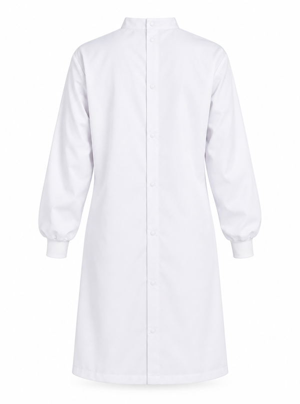 Bata Unissexo M. Comprida e Punho Elástico Aperta atrás-RAG-Tailors-Fardas-e-Uniformes-Vestuario-Pro