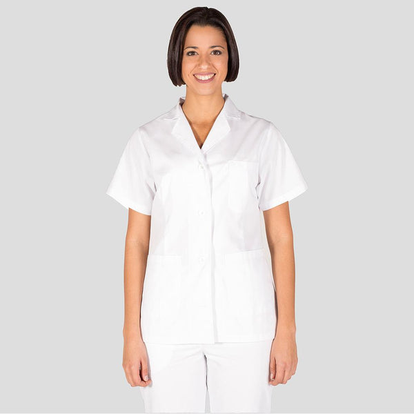 Bata curta Unissexo Moita-Branco 101-XS-RAG-Tailors-Fardas-e-Uniformes-Vestuario-Pro