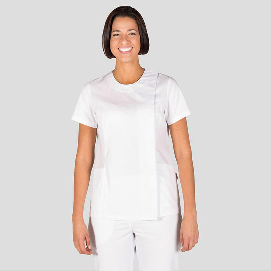 Bata curta senhora Setúbal-Branco 101-XS-RAG-Tailors-Fardas-e-Uniformes-Vestuario-Pro
