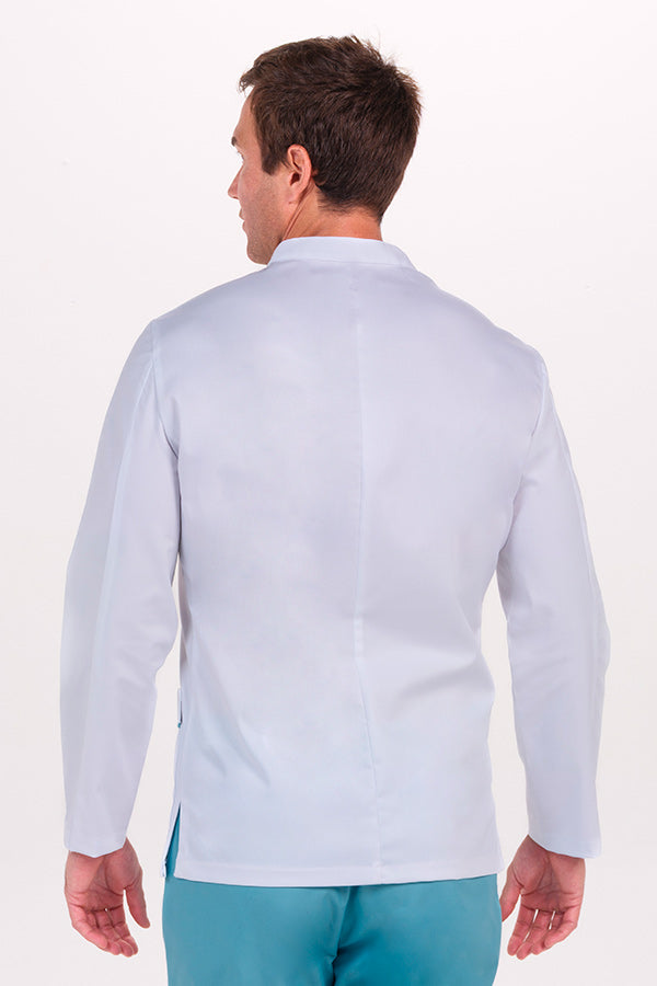 Bata de Homem com Fecho e Manga Comprida-RAG-Tailors-Fardas-e-Uniformes-Vestuario-Pro
