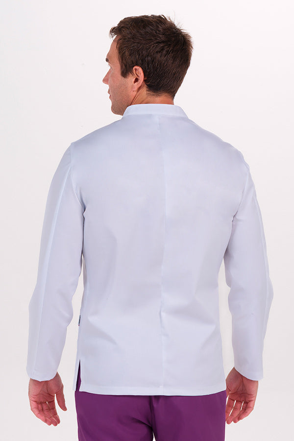 Bata de Homem com Fecho e Manga Comprida-RAG-Tailors-Fardas-e-Uniformes-Vestuario-Pro