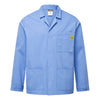 Bata de Laboratório ESD Anti-estática-Azul Hamilton-XS-RAG-Tailors-Fardas-e-Uniformes-Vestuario-Pro