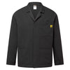 Bata de Laboratório ESD Anti-estática-Preto-XS-RAG-Tailors-Fardas-e-Uniformes-Vestuario-Pro