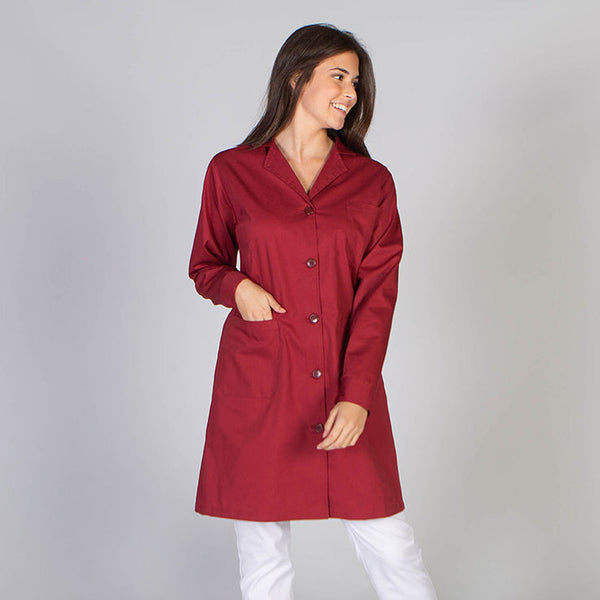 Bata de Senhora Cores-Bordeaux - 112-XS-RAG-Tailors-Fardas-e-Uniformes-Vestuario-Pro