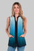 Bata de Senhora Microfibra Elástica Sem Mangas Zig Zag Turquesa-Única - 352-M-RAG-Tailors-Fardas-e-Uniformes-Vestuario-Pro