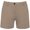 Bermuda Chino Eco-responsável de Senhora-Areia Molhada-34 FR-RAG-Tailors-Fardas-e-Uniformes-Vestuario-Pro