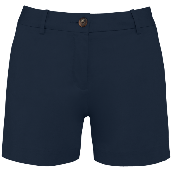 Bermuda Chino Eco-responsável de Senhora-Azul Marinho-34 FR-RAG-Tailors-Fardas-e-Uniformes-Vestuario-Pro