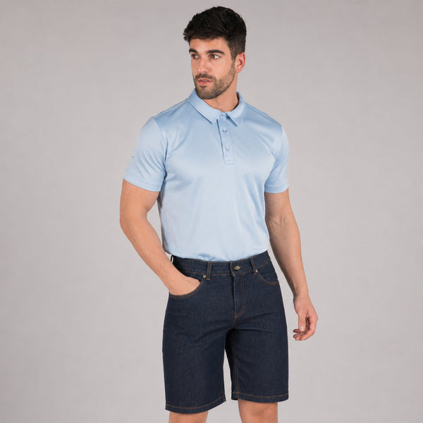 Bermuda Jeans Homem Lens-Denim Azul - 826-36-RAG-Tailors-Fardas-e-Uniformes-Vestuario-Pro