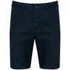 Bermuda de linho para homem-Navy Blue-36-RAG-Tailors-Fardas-e-Uniformes-Vestuario-Pro