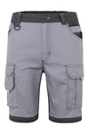 Bermudas Bicolor Multibolsos Canvas Stretch-Cinza-S-RAG-Tailors-Fardas-e-Uniformes-Vestuario-Pro