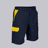 Bermudas Multibolsos Boss Bicolor em Azul Navy (7 de 7)-Amarelo-36-RAG-Tailors-Fardas-e-Uniformes-Vestuario-Pro