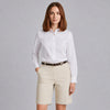 Bermudas de Senhora Chino T400-Bege - 110-34-RAG-Tailors-Fardas-e-Uniformes-Vestuario-Pro