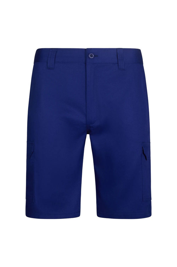 Bermudas multibolsos de trabalho slim fit-Azul Royal - 09-34-RAG-Tailors-Fardas-e-Uniformes-Vestuario-Pro