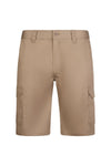Bermudas multibolsos de trabalho slim fit-Bege Areia - 46-34-RAG-Tailors-Fardas-e-Uniformes-Vestuario-Pro