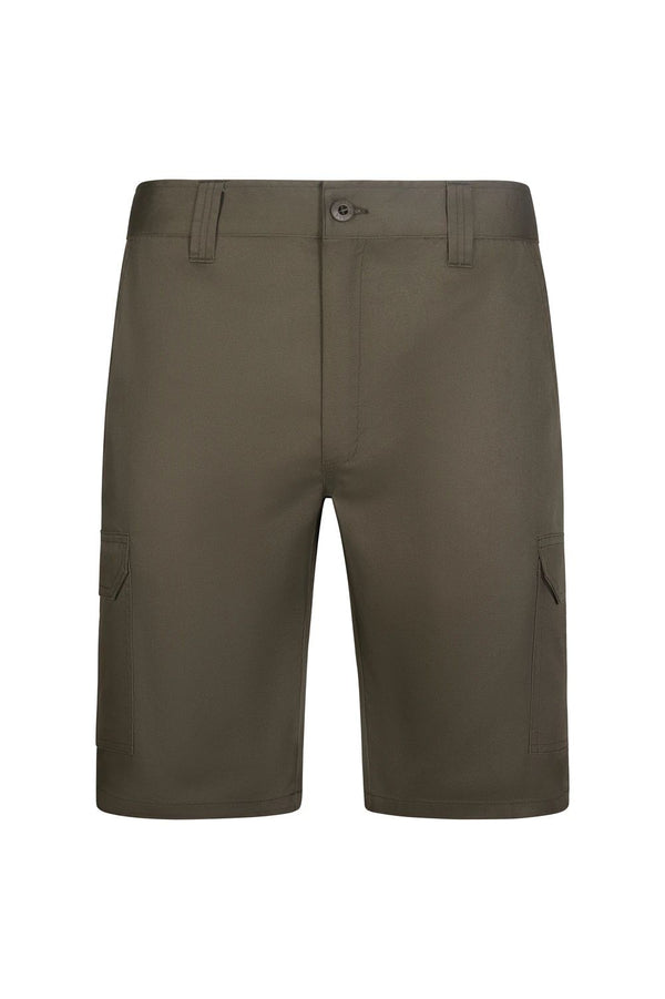 Bermudas multibolsos de trabalho slim fit-Verde Caça - 03-34-RAG-Tailors-Fardas-e-Uniformes-Vestuario-Pro