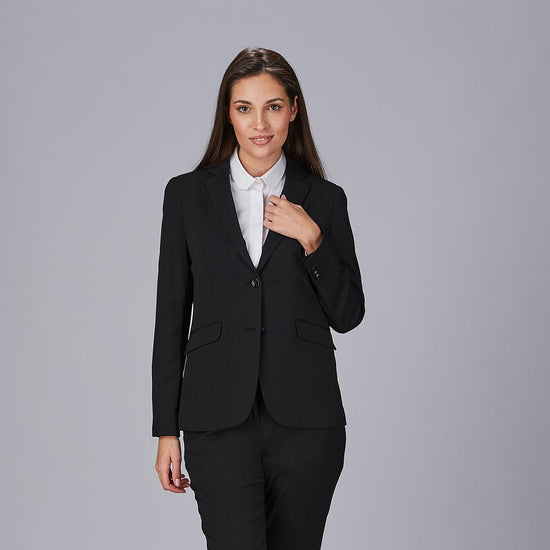 Blazer Feminino 2 Botões Taffora-Preto-001-36-RAG-Tailors-Fardas-e-Uniformes-Vestuario-Pro
