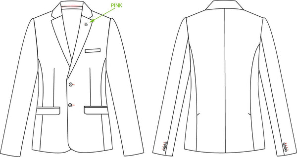 Herren-Sakko Slim Fit 2 Knöpfe Taffora