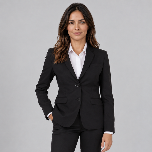 Blazer Senhora Luana-Preto-36-RAG-Tailors-Fardas-e-Uniformes-Vestuario-Pro