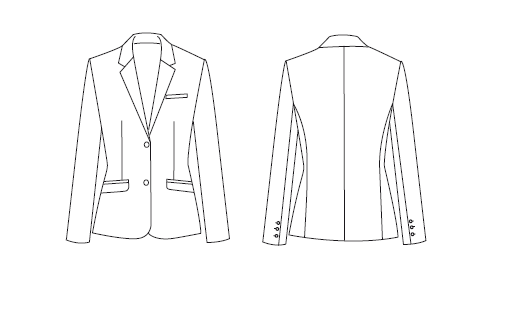 Blazer Senhora MIlan-RAG-Tailors-Fardas-e-Uniformes-Vestuario-Pro
