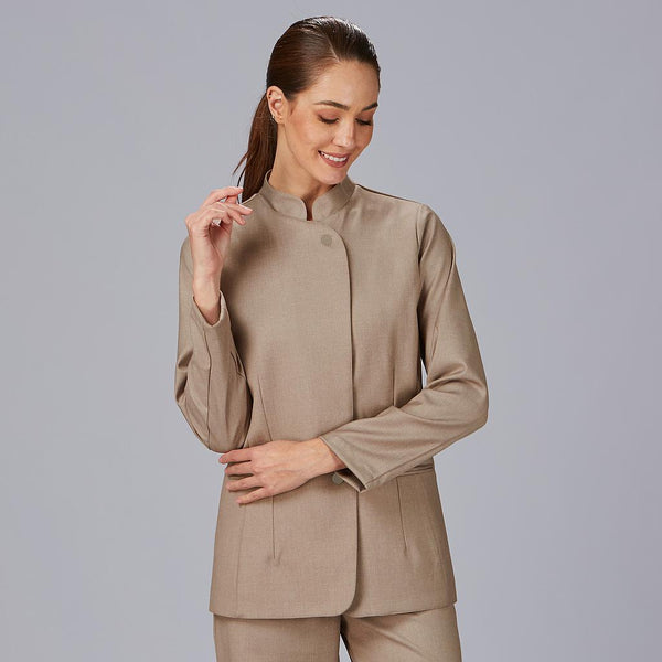 Blazer de Senhora com Gola Mao Campos
