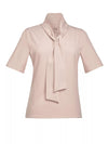 Blusa Andria Laço M/Curta-Nude-34-RAG-Tailors-Fardas-e-Uniformes-Vestuario-Pro