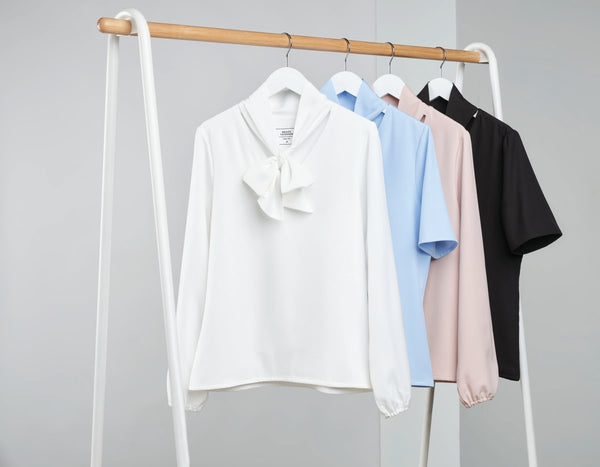 Blusa Andria Laço M/Curta-RAG-Tailors-Fardas-e-Uniformes-Vestuario-Pro