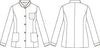 Blusa de Mulher com Gola Mao de Manga Comprida-RAG-Tailors-Fardas-e-Uniformes-Vestuario-Pro
