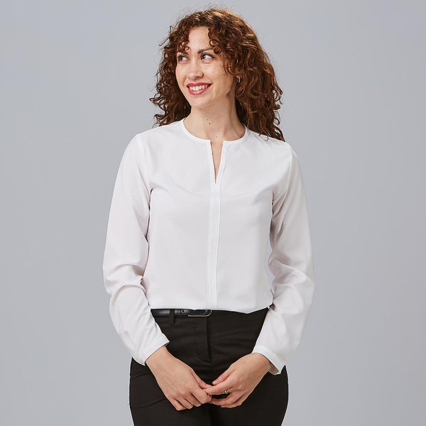 Blusa de Senhora Elástica-Blanco-XS-RAG-Tailors-Fardas-e-Uniformes-Vestuario-Pro