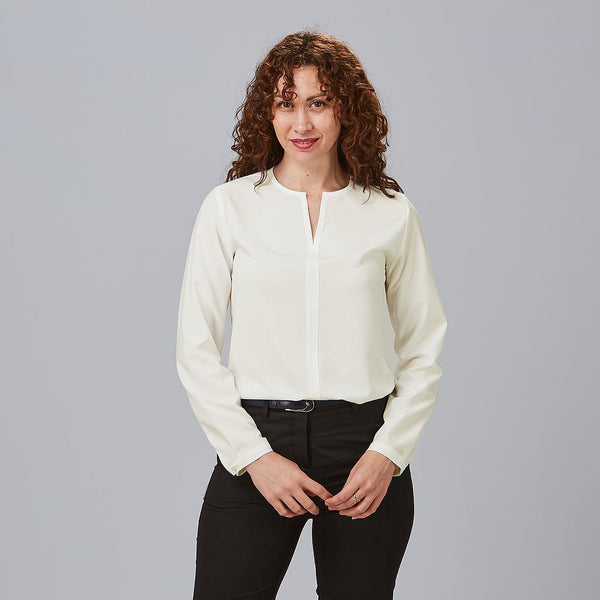 Blusa de Senhora Elástica-Pérola-XS-RAG-Tailors-Fardas-e-Uniformes-Vestuario-Pro