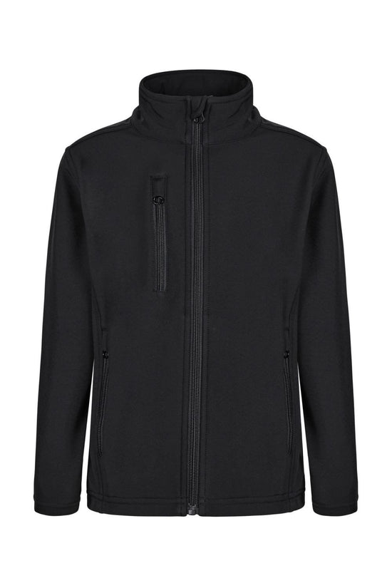 Blusão SoftShell Criança RichM-Preto-5/6-RAG-Tailors-Fardas-e-Uniformes-Vestuario-Pro