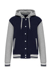 Marine / Gris Oxford / Blanc