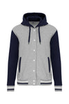 Gris Oxford/Marine/Blanc