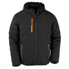 Blusão acolchoado black compass reciclado-Black / Orange-XS-RAG-Tailors-Fardas-e-Uniformes-Vestuario-Pro