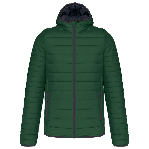 Blusão acolchoado leve com capuz-Verde Floresta-S-RAG-Tailors-Fardas-e-Uniformes-Vestuario-Pro