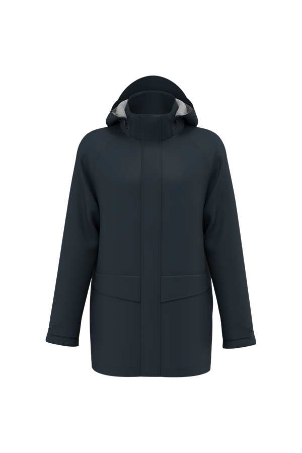 Blusão de Chuva Unissexo Impermeável-Azul Marinho-XS-RAG-Tailors-Fardas-e-Uniformes-Vestuario-Pro
