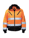 Blusão de Piloto 4 em 1 Oslo-Laranja Alta Visibilidade / Preto-XS-RAG-Tailors-Fardas-e-Uniformes-Vestuario-Pro