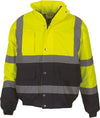 Blusão de alta visibilidade bicolor-Hi Vis Amarelo / Azul Marinho-S-RAG-Tailors-Fardas-e-Uniformes-Vestuario-Pro