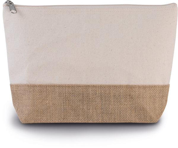 Bolsa em tecido de algodão e juta-Natural-Único-RAG-Tailors-Fardas-e-Uniformes-Vestuario-Pro