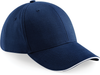 Boné Athleisure com 6 painéis-French Navy / White-Único-RAG-Tailors-Fardas-e-Uniformes-Vestuario-Pro