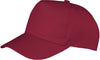 Boné Boston de 5 painéis-Burgundy-One Size-RAG-Tailors-Fardas-e-Uniformes-Vestuario-Pro