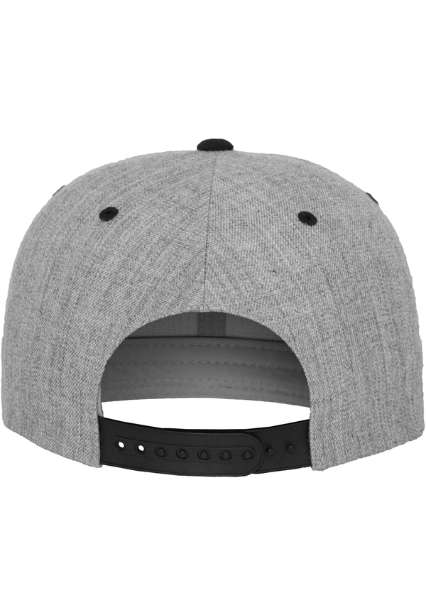 Boné Classic Snapback Bicolor-Cinzento Mesclado / Preto-Único-RAG-Tailors-Fardas-e-Uniformes-Vestuario-Pro
