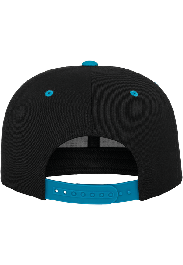 Boné Classic Snapback Bicolor-Preto / Azul Petróleo-Único-RAG-Tailors-Fardas-e-Uniformes-Vestuario-Pro