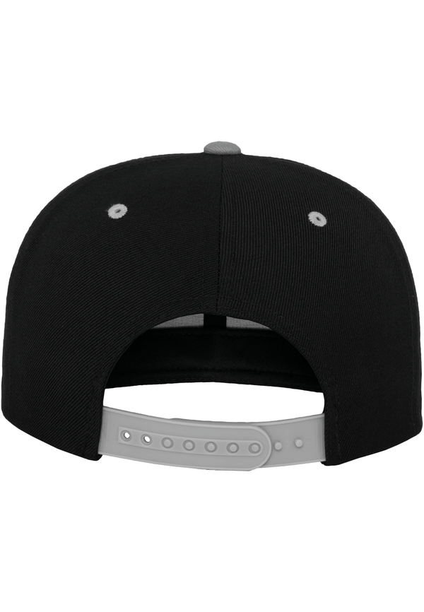Boné Classic Snapback Bicolor-Preto / Prateado-Único-RAG-Tailors-Fardas-e-Uniformes-Vestuario-Pro