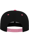 Boné Classic Snapback Bicolor-Preto / Rosa Néon-Único-RAG-Tailors-Fardas-e-Uniformes-Vestuario-Pro