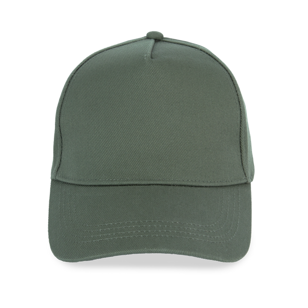 Boné Eco-responsável 5 Painéis Unissexo-Caqui Orgânico-Único-RAG-Tailors-Fardas-e-Uniformes-Vestuario-Pro