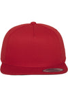 Boné Flexfit Classic com 5 painéis Snapback-RED-One Size-RAG-Tailors-Fardas-e-Uniformes-Vestuario-Pro